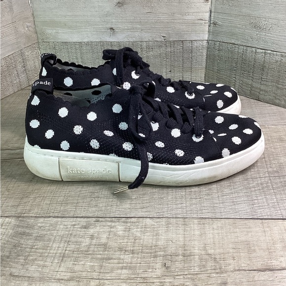 kate spade Shoes - Kate Spade Lift Knit‎ Geo Black white dots Women Size 9.5